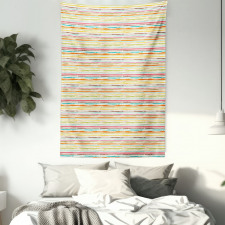 Hand Drawn Stripes Tapestry