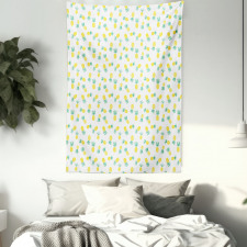 Exotic Fruits Pattern Tapestry