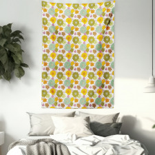 Retro Fresh Nature Theme Tapestry