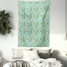 Exotic Nature Colors Tapestry