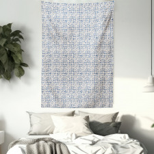 Watercolor Hippie Grid Tapestry