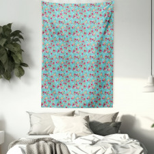 Rose Bouquet Pattern Tapestry