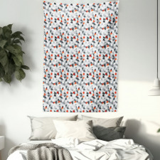 Hexagons and Cubes Tapestry