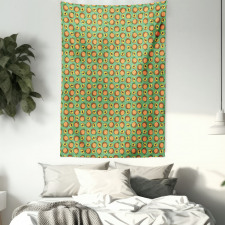 Half Slices Seeds Fruits Tapestry