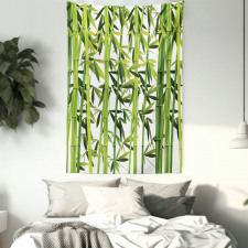 Fresh Green Plants Tapestry