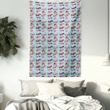 Baby Animals Ethnic Tapestry