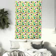 Clover Leaves Floral Tapestry