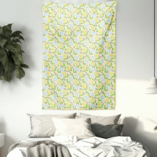 Leaves and Blowballs Tapestry