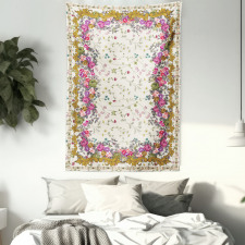Spring Love Colorful Roses Tapestry