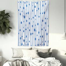 Water Drop Lines Tapestry