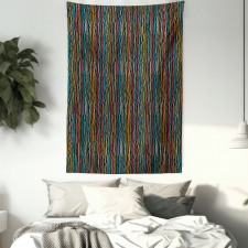 Modern Art Rainbow Colors Tapestry