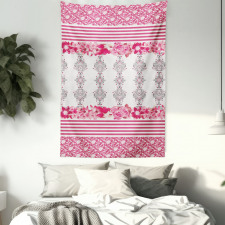 Damask and Ladybugs Tapestry