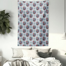 Abstract Bouquet of Flowers Tapestry