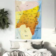 Atlantic Ocean State Tapestry