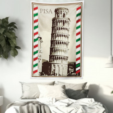 Vintage Famous Italian Tower Tapestry