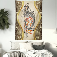 Serpent Mythological Tapestry