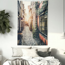 Old Town at Sunset Picture Tapestry