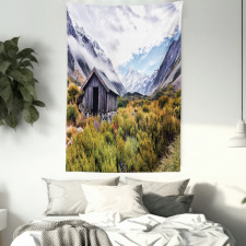 European Mountains Spring Tapestry