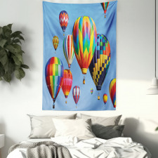 Colorful Air Travel Tapestry