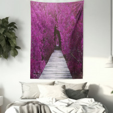 Spring Landscape  Floral Tapestry