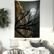 Bare Branches and Full Moon Tapestry