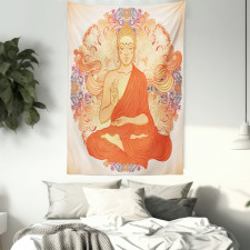 Oriental Calmness Figure Tapestry