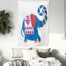 Elephant Nose Doodle Tapestry