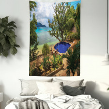 Exotic Beach Summer Tapestry