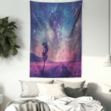 Lonely Tree View Tapestry