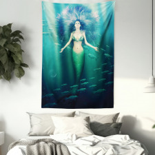 Underwater Life Tapestry