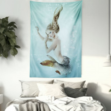 Mythologic Mermaid Tapestry