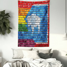 Equality State and Gay Flag Tapestry