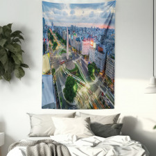 Buenos Aires Urban View Tapestry