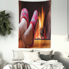 Cozy Socks and Slippers Tapestry