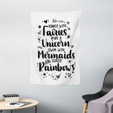 Creatures Phrases Tapestry