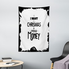 Humorous Words with Christmas Tapestry