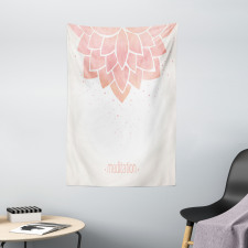 Meditation Lotus Flower Tapestry