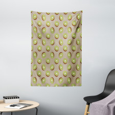 Halved Exotic Fruit Pattern Tapestry