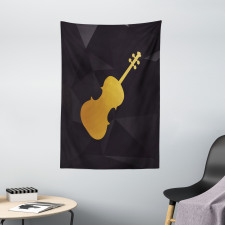 Instrument Silhouette Tapestry