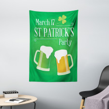 St. Patrick's Day Beers Tapestry