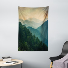 Mountain Ridges Scenery Tapestry