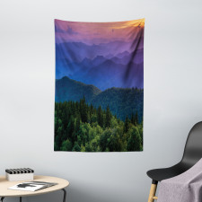 Colorful Sunset Photo Tapestry