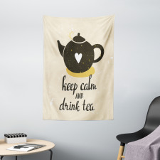 Drink Tea Teapot Tapestry