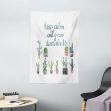 Grow Succulents Plant Pot Tapestry