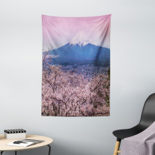 Spring Season Violet Tones Tapestry