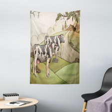 Dairy Cows Countryside Tapestry