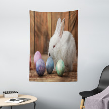 Rustic Egg Coloring Tapestry