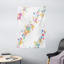Colorful Cheery Cartoon Art Tapestry