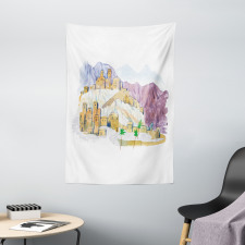 Desert City Art Tapestry