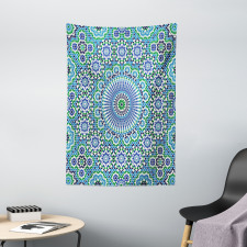 Eastern Floral Ornate Motif Tapestry